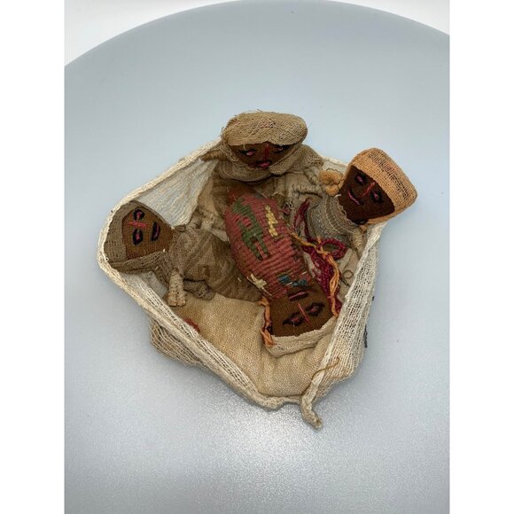 Chancay Pre-Columbian Textile Doll Antique Birth Scene New Mom Strong Fem Power - Picture 16 of 16